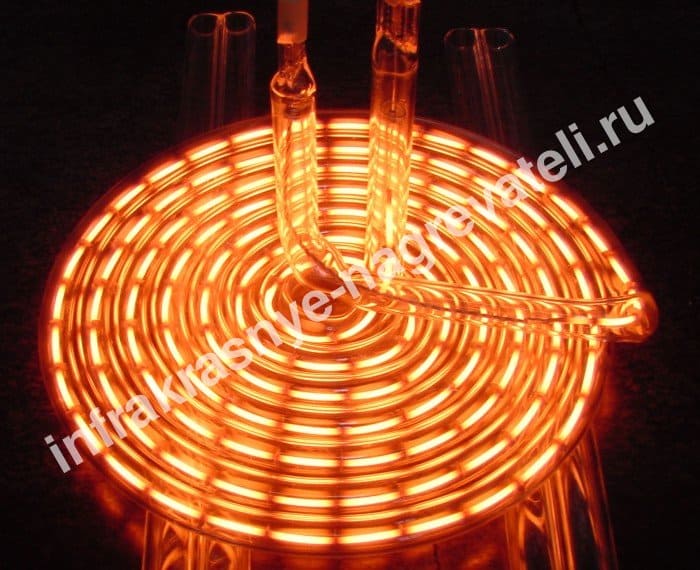 infrakrasnye kvartsevye izluchateli galogennye Spiral infrared emitter image